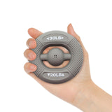Maxbell Hand Grip Strengthener Comfortable Soft for Climbing Muscle Strengthening Gray 20LB-30LB