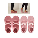 Maxbell 2 Pairs Yoga Socks for Women Backless High Quality Cotton for Fitness Ladies Pink and Red