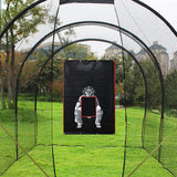 Maxbell Batting Cage Backstop Mat Heavy Duty Baseball Backstop Mat for Park Softball 183cmx122cm