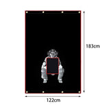 Maxbell Batting Cage Backstop Mat Heavy Duty Baseball Backstop Mat for Park Softball 183cmx122cm
