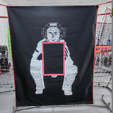 Maxbell Batting Cage Backstop Mat Heavy Duty Baseball Backstop Mat for Park Softball 244cmx183cm