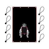 Maxbell Batting Cage Backstop Mat Heavy Duty Baseball Backstop Mat for Park Softball 244cmx183cm