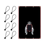 Maxbell Batting Cage Backstop Mat Heavy Duty Baseball Backstop Mat for Park Softball 244cmx183cm