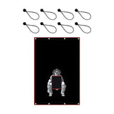 Maxbell Batting Cage Backstop Mat Heavy Duty Baseball Backstop Mat for Park Softball 244cmx183cm