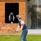 Maxbell Batting Cage Backstop Mat Heavy Duty Baseball Backstop Mat for Park Softball 244cmx183cm
