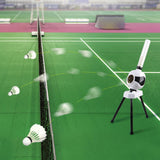 Maxbell Badminton Robot Automatic Launcher Ball Machine Outdoor Indoor for Coaches no badminton
