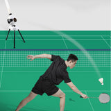 Maxbell Badminton Robot Automatic Launcher Ball Machine Outdoor Indoor for Coaches no badminton