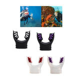 Maxbell Diving Regulator Mouthpiece Diving Equipment Breathing Tube Accessories Black White