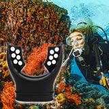 Maxbell Diving Regulator Mouthpiece Diving Equipment Breathing Tube Accessories Black White