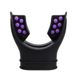 Maxbell Diving Regulator Mouthpiece Diving Equipment Breathing Tube Accessories Black Purple