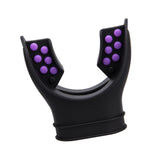 Maxbell Diving Regulator Mouthpiece Diving Equipment Breathing Tube Accessories Black Purple