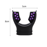 Maxbell Diving Regulator Mouthpiece Diving Equipment Breathing Tube Accessories Black Purple