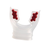 Maxbell Diving Regulator Mouthpiece Diving Equipment Breathing Tube Accessories Clear Red