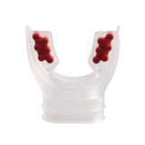 Maxbell Diving Regulator Mouthpiece Diving Equipment Breathing Tube Accessories Clear Red