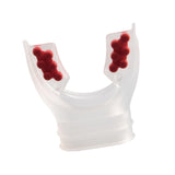 Maxbell Diving Regulator Mouthpiece Diving Equipment Breathing Tube Accessories Clear Red