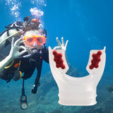 Maxbell Diving Regulator Mouthpiece Diving Equipment Breathing Tube Accessories Clear Red