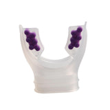 Maxbell Diving Regulator Mouthpiece Diving Equipment Breathing Tube Accessories Clear Purple