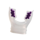Maxbell Diving Regulator Mouthpiece Diving Equipment Breathing Tube Accessories Clear Purple