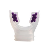 Maxbell Diving Regulator Mouthpiece Diving Equipment Breathing Tube Accessories Clear Purple