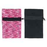 Maxbell Sports Wrist Pouch Wristband Sleeve Bag Phone Holder Case for Jogging Sport Pink