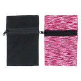 Maxbell Sports Wrist Pouch Wristband Sleeve Bag Phone Holder Case for Jogging Sport Pink