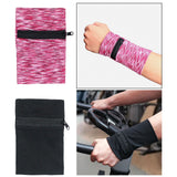 Maxbell Sports Wrist Pouch Wristband Sleeve Bag Phone Holder Case for Jogging Sport Pink