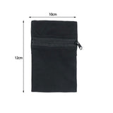 Maxbell Sports Wrist Pouch Wristband Sleeve Bag Phone Holder Case for Jogging Sport Black