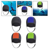 Maxbell 3mm Neoprene Scuba Diving Hat Protection Ear for Rafting Underwater Unisex black