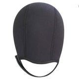 Maxbell 3mm Neoprene Scuba Diving Hat Protection Ear for Rafting Underwater Unisex black