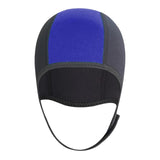 Maxbell 3mm Neoprene Scuba Diving Hat Protection Ear for Rafting Underwater Unisex blue