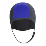 Maxbell 3mm Neoprene Scuba Diving Hat Protection Ear for Rafting Underwater Unisex blue