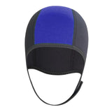 Maxbell 3mm Neoprene Scuba Diving Hat Protection Ear for Rafting Underwater Unisex blue