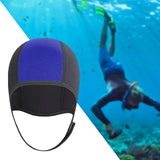 Maxbell 3mm Neoprene Scuba Diving Hat Protection Ear for Rafting Underwater Unisex blue