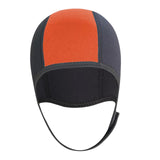 Maxbell 3mm Neoprene Scuba Diving Hat Protection Ear for Rafting Underwater Unisex orange