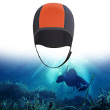 Maxbell 3mm Neoprene Scuba Diving Hat Protection Ear for Rafting Underwater Unisex orange