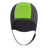 Maxbell 3mm Neoprene Scuba Diving Hat Protection Ear for Rafting Underwater Unisex green