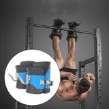 Maxbell Anti Gravity Inversion Boots Inversion Table Ankle Boots for Back Trainer Blue