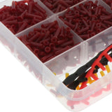 Maxbell Universal Racquet Grommets Eyelets Single Hole Double Holes Maintenance Red