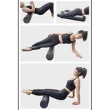 Maxbell High Density Foam Roller Full Body Massage Tool for Yoga Muscle Recuperation Black