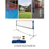 Maxbell Badminton Pickleball Net Set Multifunctional 6 Badminton for Soccer Indoor 3.1m Width