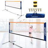 Maxbell Badminton Pickleball Net Set Multifunctional 6 Badminton for Soccer Indoor 3.1m Width