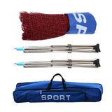 Maxbell Badminton Pickleball Net Set Multifunctional 6 Badminton for Soccer Indoor 4.1m Width