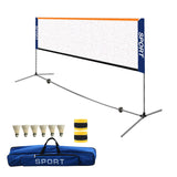 Maxbell Badminton Pickleball Net Set Multifunctional 6 Badminton for Soccer Indoor 4.1m Width