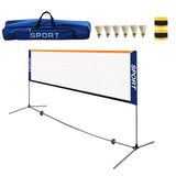 Maxbell Badminton Pickleball Net Set Multifunctional 6 Badminton for Soccer Indoor 6.1m Width