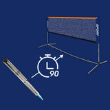 Maxbell Badminton Pickleball Net Set Multifunctional 6 Badminton for Soccer Indoor 6.1m Width