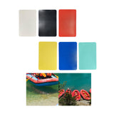 Maxbell Boat Repair Patch 10cmx15cm PVC Repair Patches for Dinghy Raft Repair Tool White
