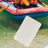 Maxbell Boat Repair Patch 10cmx15cm PVC Repair Patches for Dinghy Raft Repair Tool White