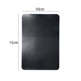 Maxbell Boat Repair Patch 10cmx15cm PVC Repair Patches for Dinghy Raft Repair Tool Black