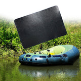 Maxbell Boat Repair Patch 10cmx15cm PVC Repair Patches for Dinghy Raft Repair Tool Black