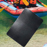 Maxbell Boat Repair Patch 10cmx15cm PVC Repair Patches for Dinghy Raft Repair Tool Black